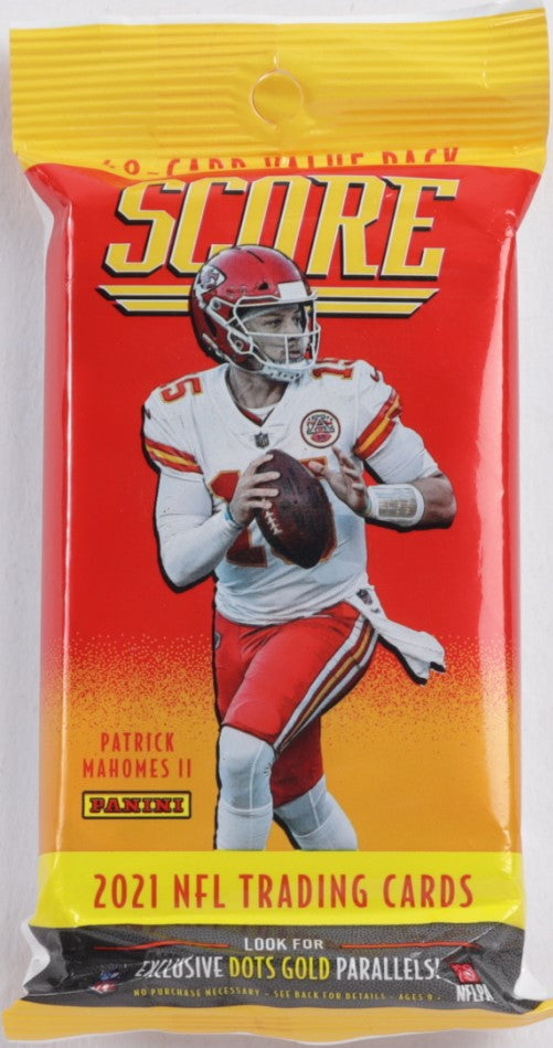 2021 Panini Score NFL Trading Cards Value Pack (40 cards per pack)