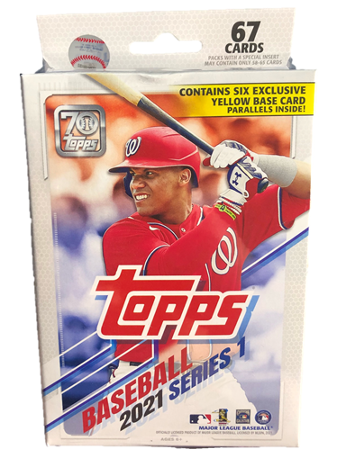 2021 Topps Series 1 Baseball Cards Hanger Box Walgreens Exclusive (67 cards per pack)