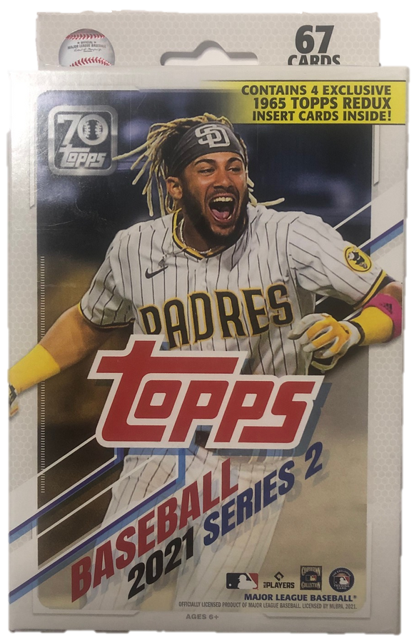 2021 Topps Series 2 Baseball Cards Hanger Box (67 cards total)