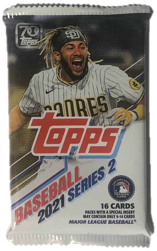 2021 Topps Series 2 Baseball Cards Retail Pack (9-16 cards per pack)