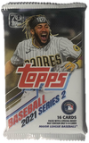 2021 Topps Series 2 Baseball Cards Retail Pack (9-16 cards per pack)