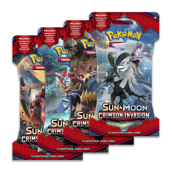 Pokémon TCG: Sun & Moon-Crimson Invasion Booster Pack (10 Cards)