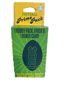 Football Prime Pack (1 Hobby Pack, 1 Pack, & 1 Bonus Card)