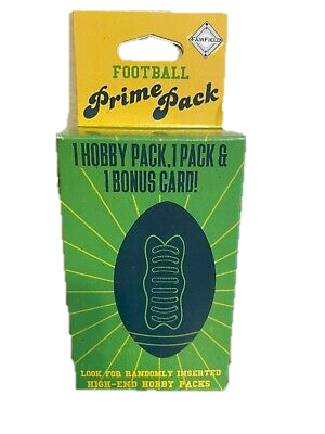 Football Prime Pack (1 Hobby Pack, 1 Pack, & 1 Bonus Card)