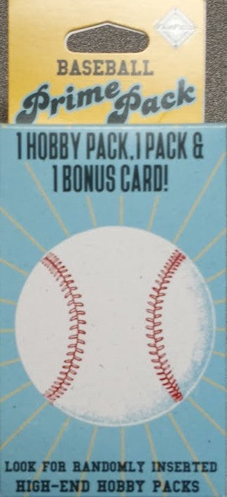 Baseball Prime Pack (1 Hobby Pack, 1 Pack, & 1 Bonus Card)