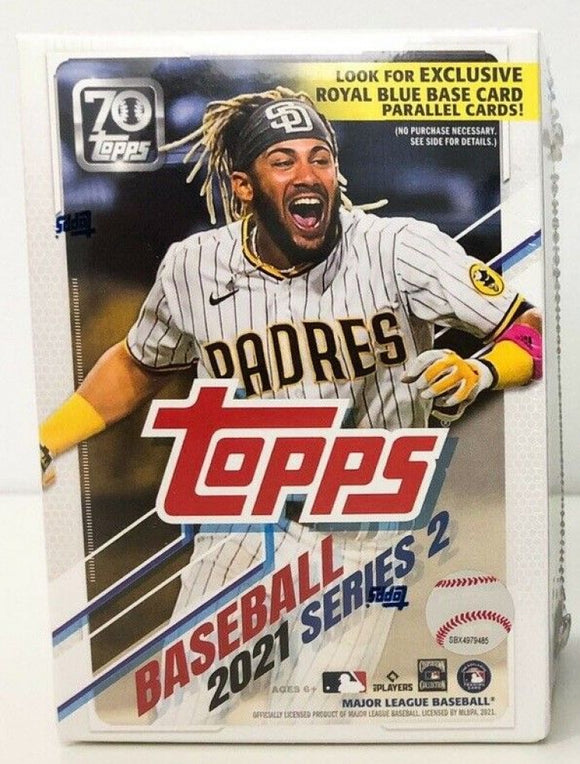 2021 Topps Series 2 Baseball Cards Blaster Box (99 cards total)